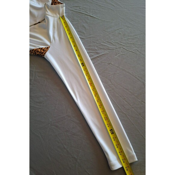 Greg Norman Quarter Zip Pullover Womens Medium Plaid Golf Shirt Play Dry - Picture 5 of 7